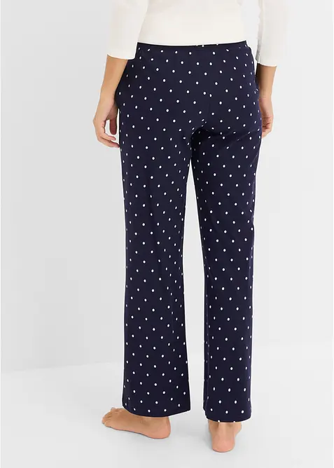 L&aring;ng pyjamasbyxa i bomull (2-pack), bonprix