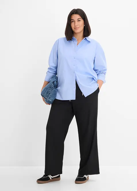 Skjortblus i bomull, bonprix
