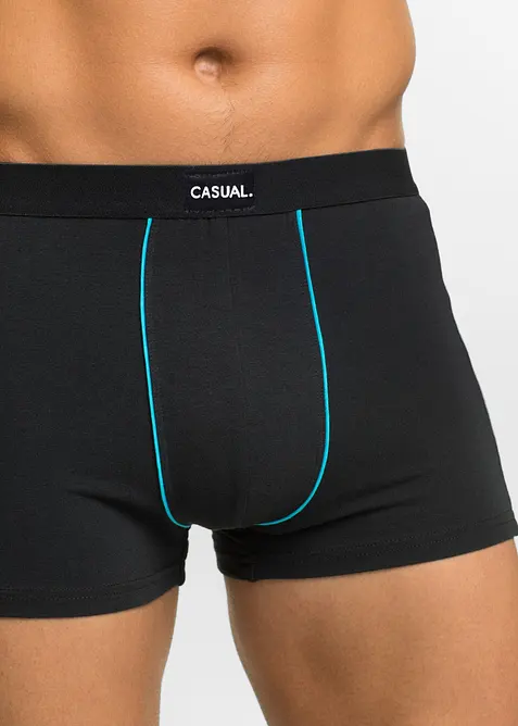 Boxerkalsong med bomull (3-pack) tajt, bonprix