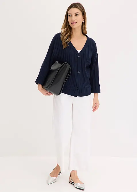 Cardigan i viskosmix, bonprix
