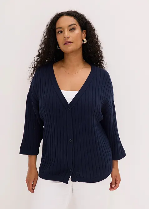 Cardigan i viskosmix, bonprix