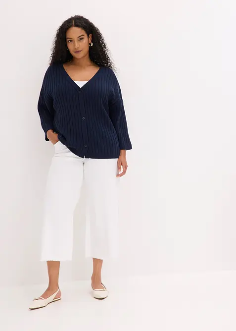 Cardigan i viskosmix, bonprix