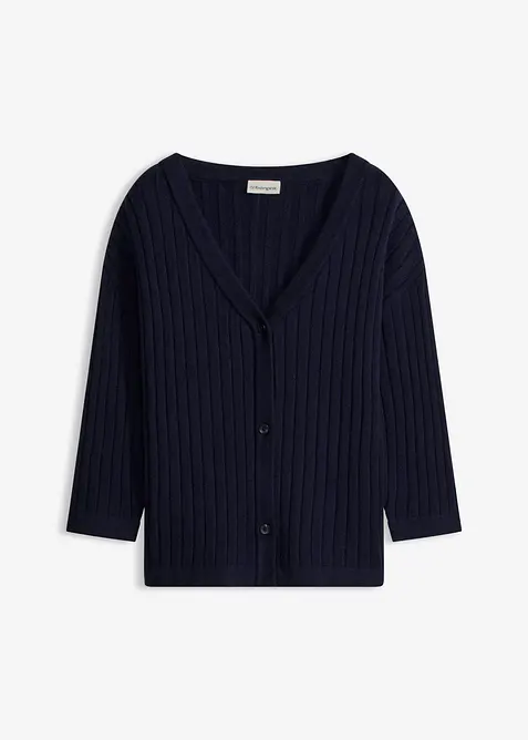 Cardigan i viskosmix, bonprix