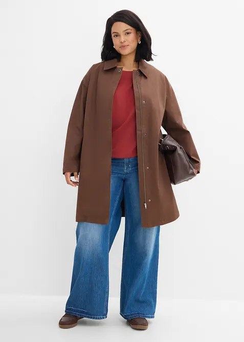 Trenchcoat i vattenavvisande material, bonprix