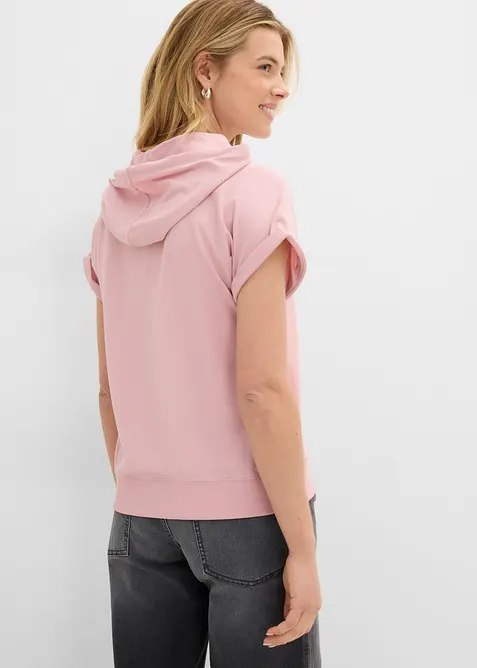 Sweatshirt med huva, bonprix