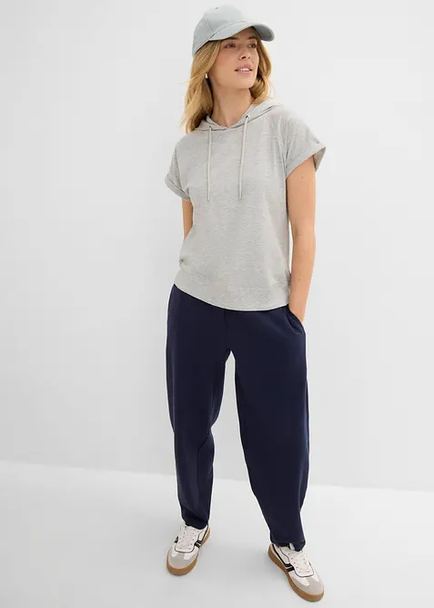Sweatshirt med huva, bonprix