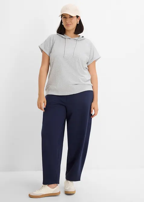 Sweatshirt med huva, bonprix