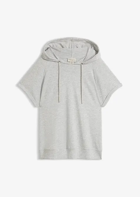 Sweatshirt med huva, bonprix