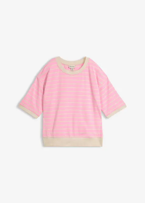 Ledig sweatshirt i bomullsmix, bonprix