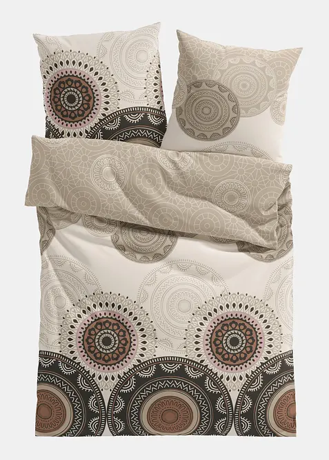 P&aring;slakanset med ornamentm&ouml;nster, bonprix