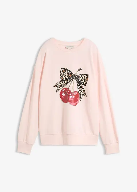 Vid sweatshirt i ekologisk bomull, bonprix