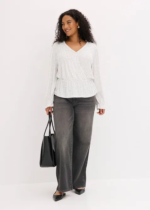 Topp med omlottlook, bonprix