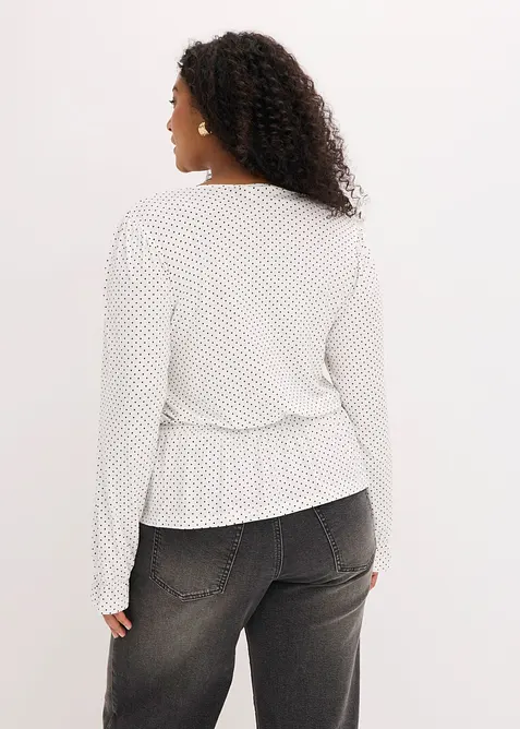 Topp med omlottlook, bonprix