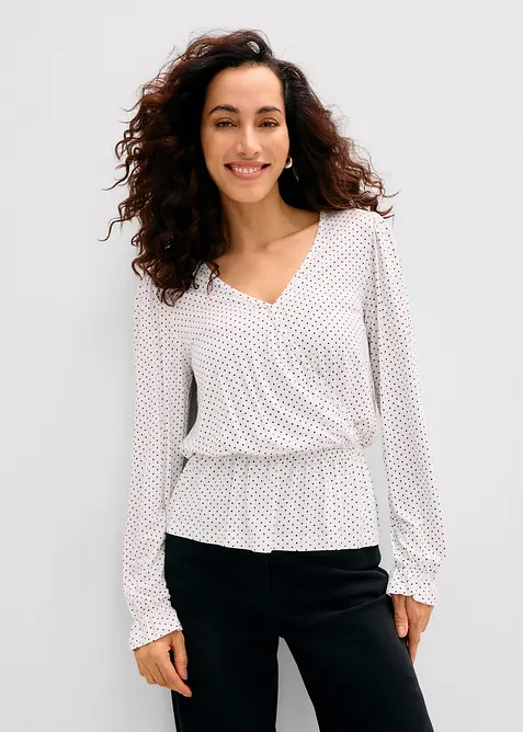 Topp med omlottlook, bonprix