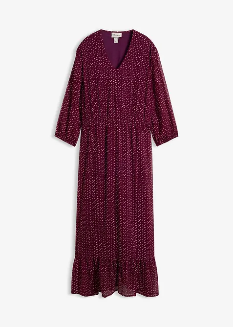 Chiffongkl&auml;nning i maxil&auml;ngd, bonprix