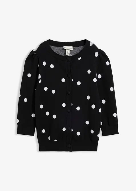 Cardigan i fintr&aring;dig viskosmix, bonprix