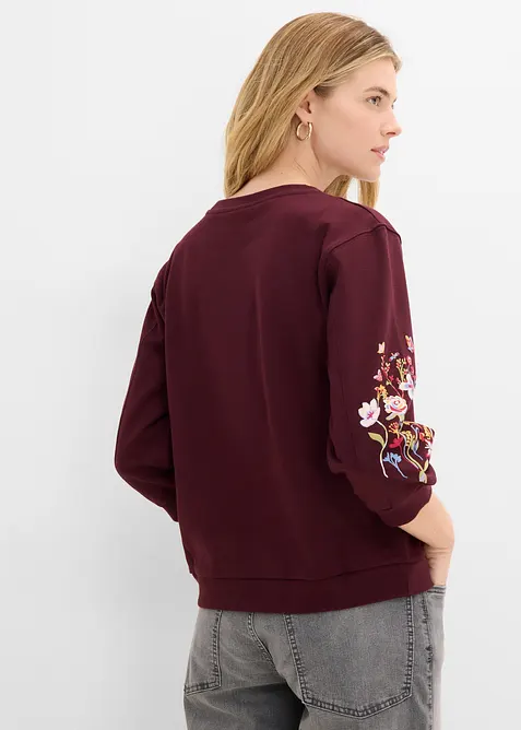 Sweatshirt i ekologisk bomull, bonprix