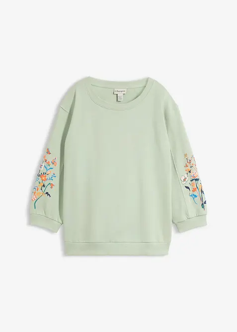 Sweatshirt i ekologisk bomull, bonprix
