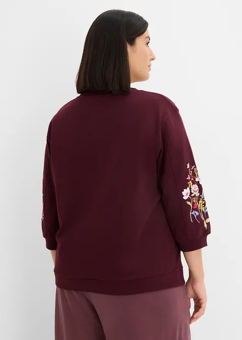Sweatshirt i ekologisk bomull, bonprix
