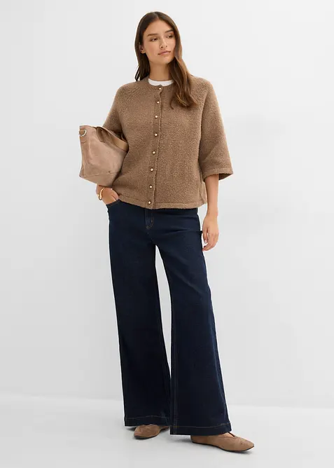 Cardigan med 3/4-&auml;rm, bonprix