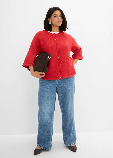 Cardigan med 3/4-&auml;rm, bonprix