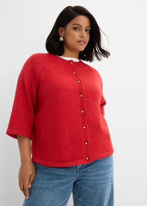 Cardigan med 3/4-&auml;rm, bonprix