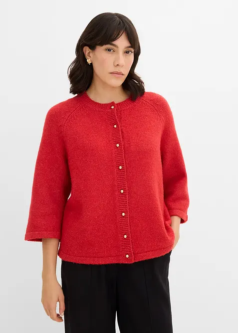 Cardigan med 3/4-&auml;rm, bonprix