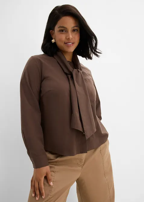Blus med sjaldetalj, bonprix