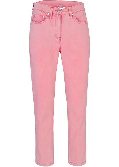 Twillbyxa i bomullsmix med used-look, bonprix