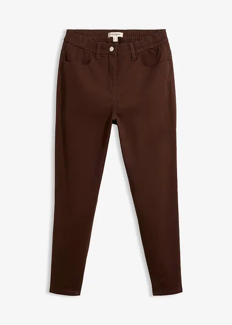 Mom-twillbyxa med h&ouml;g midja, bonprix