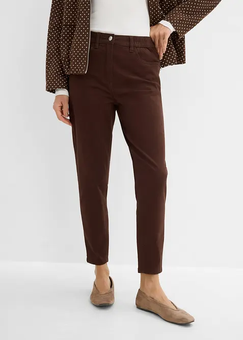 Mom-twillbyxa med h&ouml;g midja, bonprix