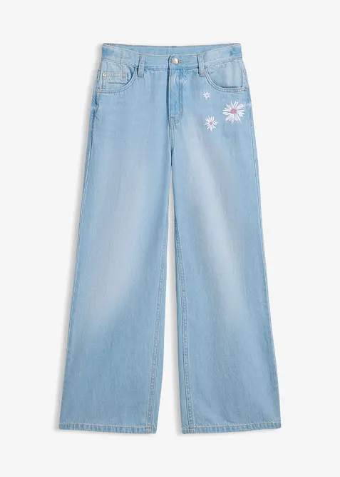 Wide Leg Jeans Mid Waist, bonprix