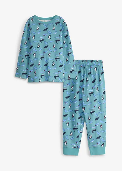 Pyjamas av ekologisk bomull, bonprix
