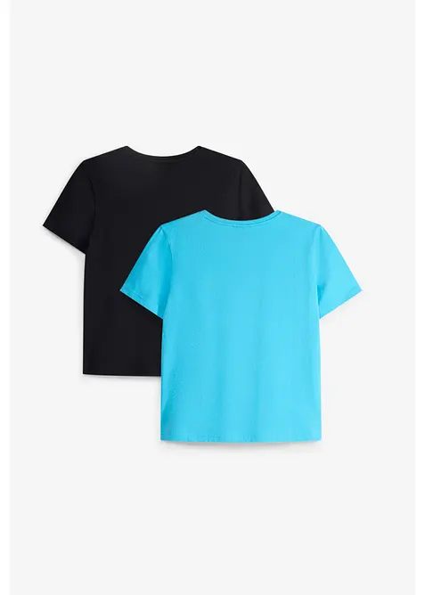 T-shirt i ekologisk bomull (2-pack), bonprix