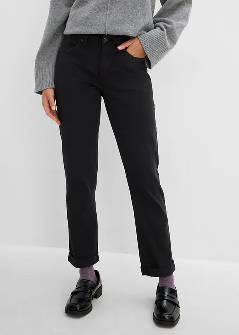 Straight Jeans Mid Waist, Stretch, bonprix