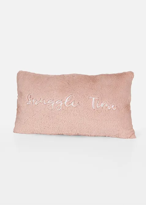 Prydnadskudde med textbroderi, bonprix
