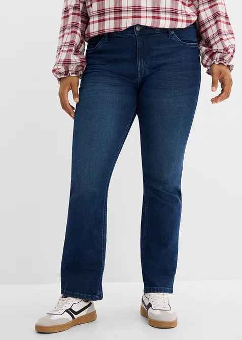 Bootcut Jeans Mid Waist, Stretch, bonprix