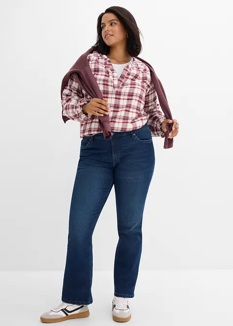 Bootcut Jeans Mid Waist, Stretch, bonprix