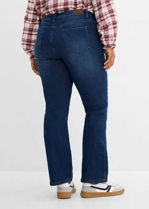 Bootcut Jeans Mid Waist, Stretch, bonprix