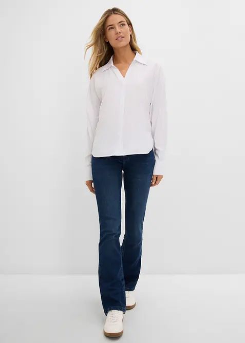 Bootcut Jeans Mid Waist, Stretch, bonprix