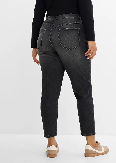 Mom Jeans High Waist, cropped, bonprix