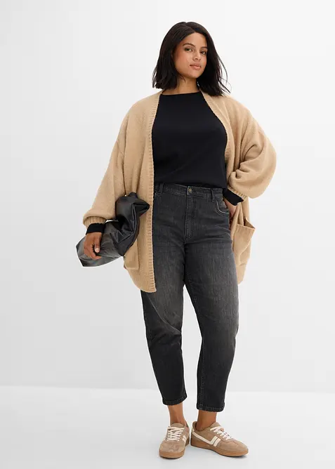 Mom Jeans High Waist, cropped, bonprix