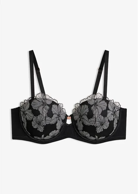 Balconette-BH med elegant broderi, bonprix