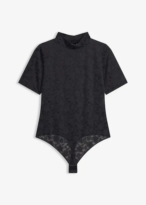 Stringbody i mjukt material, bonprix