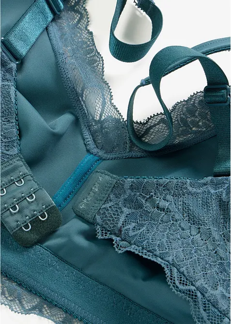 Minimizer-bralette utan bygel, med skir spets, bonprix