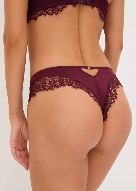 Braziliantrosa med elegant spets, bonprix