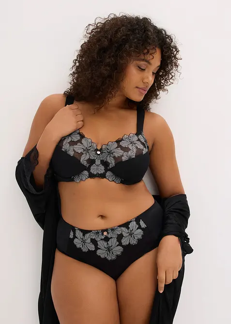 Maxitrosa med elegant broderi, bonprix