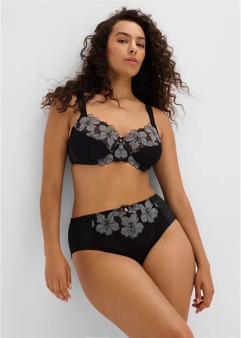 Maxitrosa med elegant broderi, bonprix