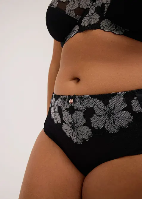 Maxitrosa med elegant broderi, bonprix