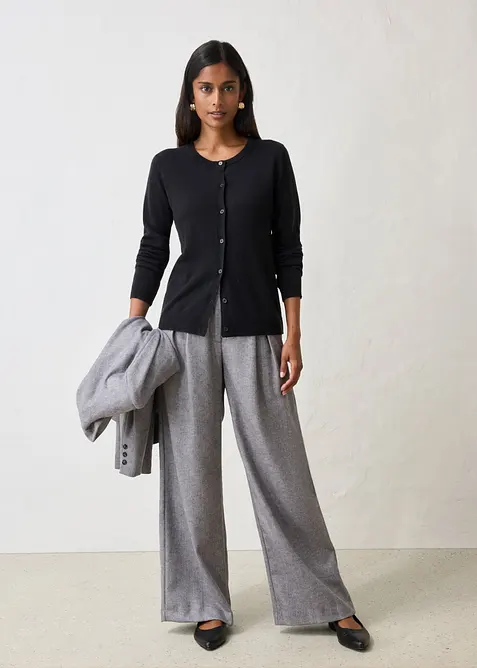 Cardigan i mjuk kashmir med Good Cashmere Standard&reg;, bonprix